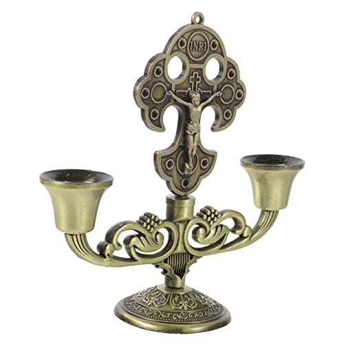 NOLITOY Leuchter Der Christlichen Kirche Schwimmende Kerzen Vintage Kandelaber Säulenleuchterhalter Led Kruzifix-kerzenhalter Religiöse Kerzenhalter Kerzengläser Retro Zinklegierung NOLITOY Leuchter Der Christlichen Kirche Schwimmende Kerzen Vintage Kandelaber Säulenleuchterhalter Led Kruzifix-kerzenhalter Religiöse Kerzenhalter Kerzengläser Retro Zinklegierung von NOLITOY