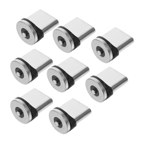 NOLITOY Magnetische Steckerspitzen, USB-Kabel, drehbarer Telefonadapter C für Typ C zum Drehen des Telefonanschlusses, 18 Stück von NOLITOY