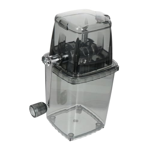 NOLITOY Manueller Eiszerkleinerer Handkurbel Tragbarer Multifunktionaler Eiscrusher für Zuhause Slush und Schneekegel Zubereitung Robustes Material Langlebig als Geschenk Geeignet NOLITOY Manueller Eiszerkleinerer Handkurbel Tragbarer Multifunktionaler Eiscrusher für Zuhause Slush und Schneekegel Zubereitung Robustes Material Langlebig als Geschenk Geeignet von NOLITOY