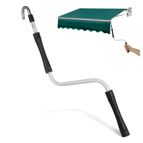 NOLITOY Markisenkurbel aus Robustem Metall Langlebiger Handgriff für Wohnmobil Outdoor markisen rutschfest und Platzsparend Kompatibel mit Ausziehbaren und Rollbaren Markisen für von NOLITOY