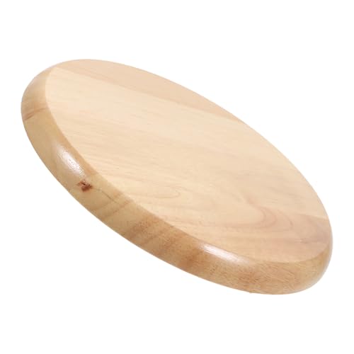 NOLITOY Massives Holz runde Stuhloberflächenzubehör Barhocker-Ring Ersatz Hocker Oben runde Barstuhl-Sitzauflage Salonhocker Planke sitzplatte Holz bar stools Wood Stuhlteile hölzern Khaki von NOLITOY