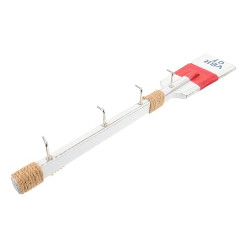 NOLITOY Mediterraner Garderobenhaken aus Holz mit Paddle design Dekorativer Wandhaken für Mäntel Hüte und Schlüssel Robuster Belastbarer Kleiderhaken für Ordentliche Aufbewahrung im NOLITOY Mediterraner Garderobenhaken aus Holz mit Paddle design Dekorativer Wandhaken für Mäntel Hüte und Schlüssel Robuster Belastbarer Kleiderhaken für Ordentliche Aufbewahrung im von NOLITOY