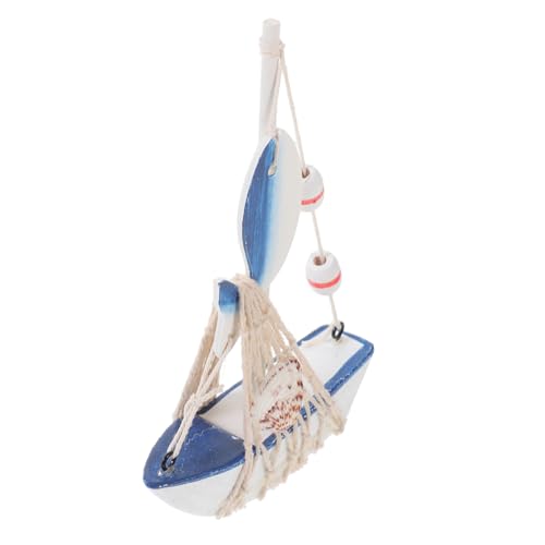 NOLITOY Mediterranes Mini Holz Segelboot Modell Dekoratives Desktop Segelschiff für Büro Leichtes Handgefertigtes Tischdekor Wetterfestes Kunsthandwerk Stilvolle Wohnzimmerdekoration NOLITOY Mediterranes Mini Holz Segelboot Modell Dekoratives Desktop Segelschiff für Büro Leichtes Handgefertigtes Tischdekor Wetterfestes Kunsthandwerk Stilvolle Wohnzimmerdekoration von NOLITOY
