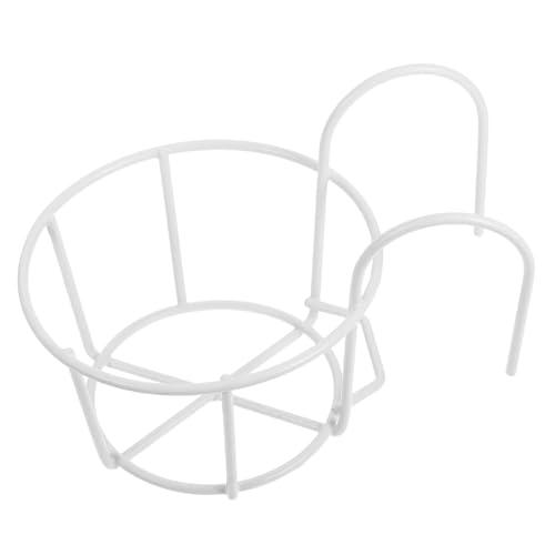 NOLITOY Metall Heuraufe Hängend Futterspender für Kaninchen Meerschweinchen und Kleine Nager Platzsparend Robust mit Haken für Käfig Innenbereich zur Futteraufnahme von NOLITOY