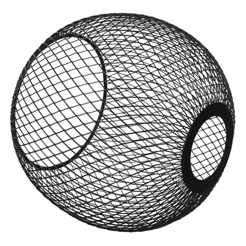 NOLITOY Metall Lampenschirm Robustes Eisengitter Vintage Pendelleuchte Lampenabdeckung mit Mesh Design für Wohnzimmer Schlafzimmer Büro Schwarz NOLITOY Metall Lampenschirm Robustes Eisengitter Vintage Pendelleuchte Lampenabdeckung mit Mesh Design für Wohnzimmer Schlafzimmer Büro Schwarz von NOLITOY