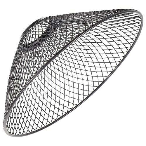 NOLITOY Metall Lampenschirm Schirmform Hängend Eisendraht Mesh Deckenleuchte Ersatz Lampenschirm für Wohnraum Restaurant Hotel von NOLITOY