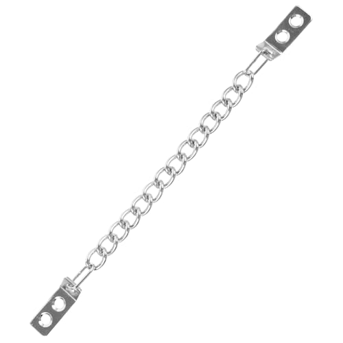 NOLITOY Metall Sicherheitskette Türkette aus Robustem Metall Anti diebstahl Türschutz für Wohnungstüren und Schränke Einfache Montage Langlebig und Praktisch Geeignet für Innen Außentüren von NOLITOY