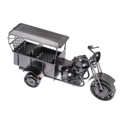NOLITOY Metall Vintage Dreirad Modell Ornament Filigranes Miniatur dekor für Schreibtisch und Regal Detailreiche Handwerkskunst Retro Design Geschenkidee für Sammler und Bürodekoration von NOLITOY
