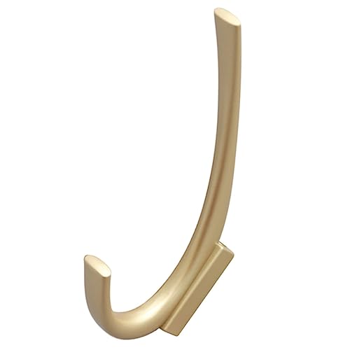 NOLITOY Metall wandhaken mit Punch design Stabiler Garderobenhaken für Bad Schlafzimmer Flur Multifunktional für Handtücher Schlüssel Mäntel Einfache Wandmontage in Goldfarben NOLITOY Metall wandhaken mit Punch design Stabiler Garderobenhaken für Bad Schlafzimmer Flur Multifunktional für Handtücher Schlüssel Mäntel Einfache Wandmontage in Goldfarben von NOLITOY