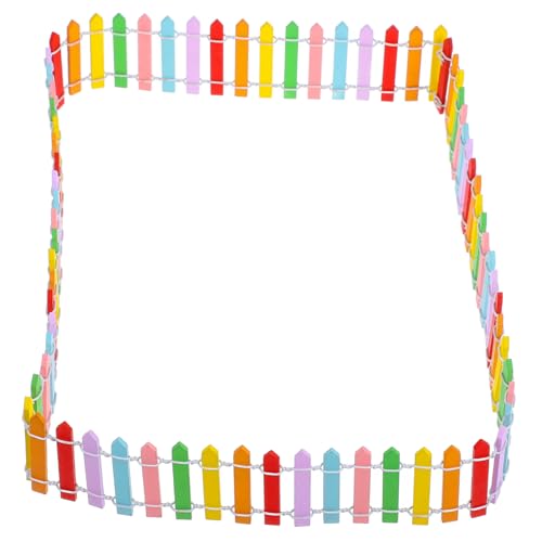 NOLITOY Mini Holzzaun für Garten Bunte Dekoration für Mikrolandschaften Puppenhäuser und Kreative Gartenprojekte NOLITOY Mini Holzzaun für Garten Bunte Dekoration für Mikrolandschaften Puppenhäuser und Kreative Gartenprojekte von NOLITOY