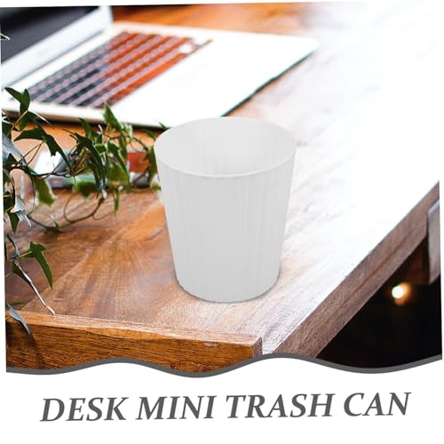 NOLITOY Mini Müllbehälter für Schreibtisch Schlank aus Leichtem Robust und Kratzfest für Büro Wohnzimmer und Schlafzimmer zur Aufbewahrung Kleiner Abfälle Wie Papier und Obstschalen von NOLITOY