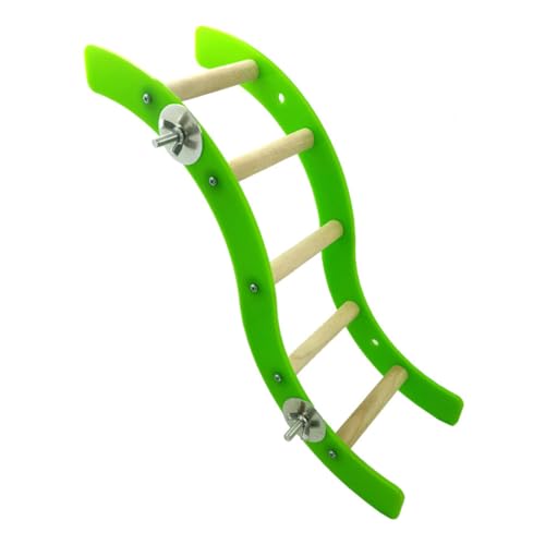NOLITOY Mini Wellenleiter für Vögel und Hamster Bunte Kletterleiter als Spielplatz und Ruheplatz Pflegeleichtes Langlebiges Kleintierspielzeug für Meerschweinchen und Andere Kleine NOLITOY Mini Wellenleiter für Vögel und Hamster Bunte Kletterleiter als Spielplatz und Ruheplatz Pflegeleichtes Langlebiges Kleintierspielzeug für Meerschweinchen und Andere Kleine von NOLITOY