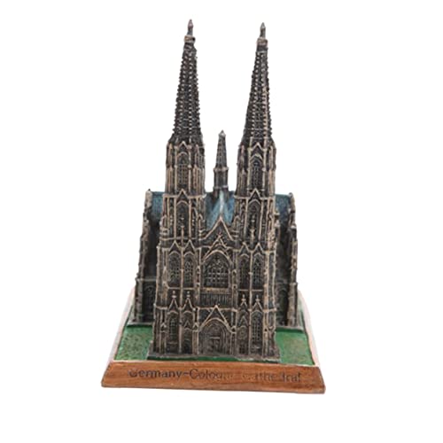 NOLITOY Modelle 1stk Architekturmodell Aus Harz Kunsthandwerk Aus Kunstharz Harzstatus Architektonische Ornamente Modell Kölner Dom Dekorationen Jahrgang von NOLITOY