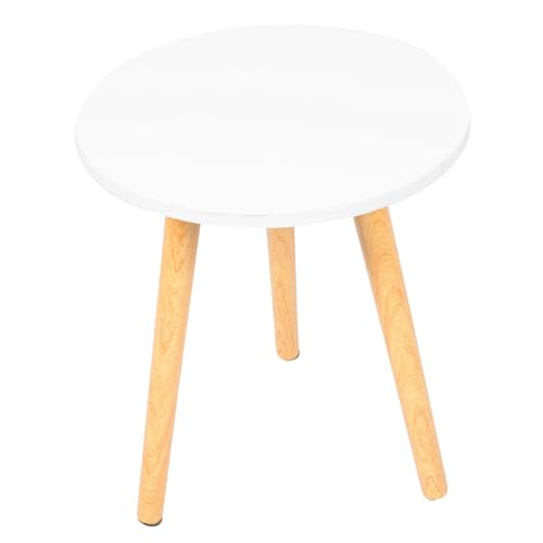 NOLITOY Moderner Runder Mini Beistelltisch Titanweiß Kompakter Kleiner Sofatisch für Enge Räume Dekorativer Eck und Sofaseitentisch Pflegeleicht und Vielseitig für Wohnzimmer und Büro NOLITOY Moderner Runder Mini Beistelltisch Titanweiß Kompakter Kleiner Sofatisch für Enge Räume Dekorativer Eck und Sofaseitentisch Pflegeleicht und Vielseitig für Wohnzimmer und Büro von NOLITOY