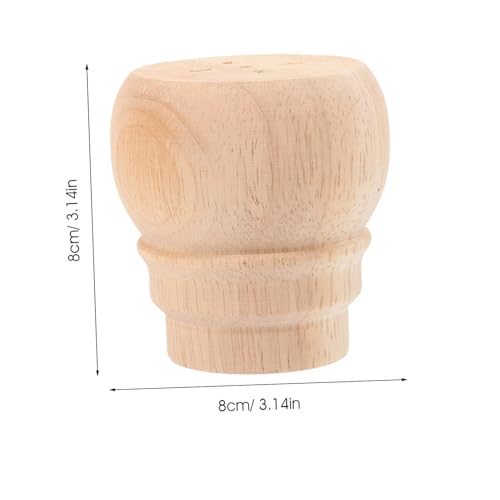 NOLITOY Möbelfüße Massivem Unlackiertem Holz Robuste Möbelbeine für Sofa Tv Schrank Bettgestell und Schrank Stabile Langlebige Holzfüße Einfach zu Montieren Vielseitig Einsetzbar von NOLITOY
