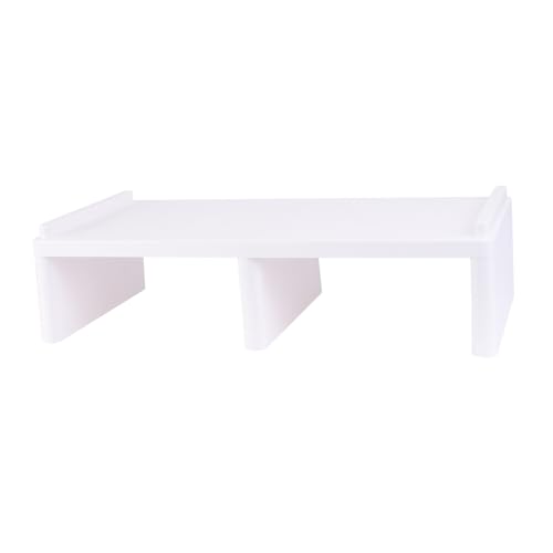 NOLITOY Monitorständer Weiß Ergonomischer Bildschirmhalterung Schreibtisch Organizer Stabiler Computer Shelf mit Glatter Oberfläche und Multifunktionalem Sundries Rack für Komfortable NOLITOY Monitorständer Weiß Ergonomischer Bildschirmhalterung Schreibtisch Organizer Stabiler Computer Shelf mit Glatter Oberfläche und Multifunktionalem Sundries Rack für Komfortable von NOLITOY