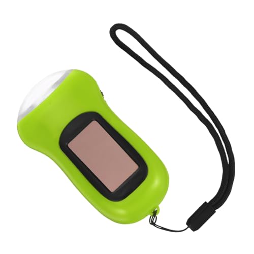 NOLITOY Multifunktionale Handkurbel Taschenlampe Solar Wiederaufladbar LED Notfalllaterne mit Hellem Licht für Camping Wandern Angeln Leicht Tragbar und Energieeffizient von NOLITOY