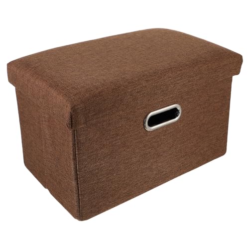 NOLITOY Multifunktionaler Sitzhocker mit Stauraum Polsterhocker Komfortabler Aufbewahrungsstuhl für Wohnzimmer Kinderzimmer und Schlafzimmer belastbar von NOLITOY