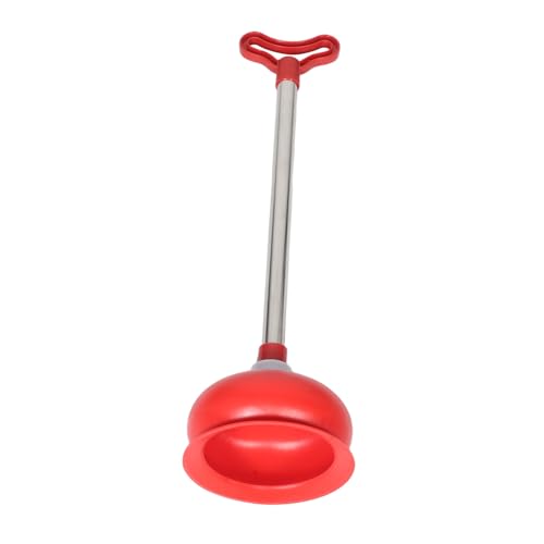 NOLITOY Multifunktionaler Toiletten Pömpel mit Langgriff Robuster Kunststoff Saugglocke Effektives Abflussgerät für Schnelles Entstopfen von Bad und Wc Abflüssen Einsetzbar von NOLITOY