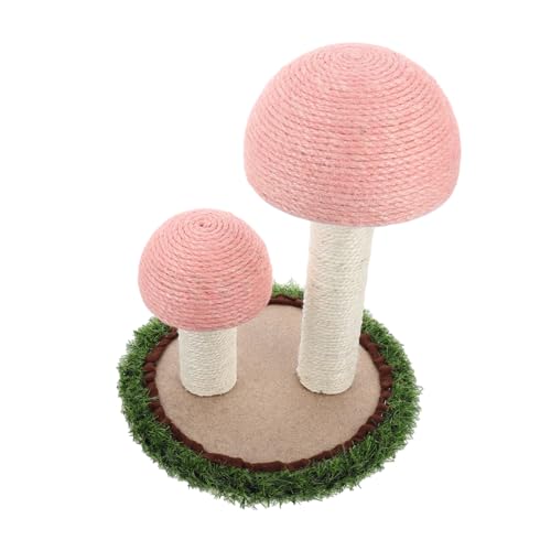 NOLITOY Natürlicher Katzenkratzbaum Pilzform Kratzsäule aus Robustem Material Stabiler Katzenkletterbaum mit Sicherem Stand Geeignet für Spiel Krallenpflege und Entspannung zu Hause NOLITOY Natürlicher Katzenkratzbaum Pilzform Kratzsäule aus Robustem Material Stabiler Katzenkletterbaum mit Sicherem Stand Geeignet für Spiel Krallenpflege und Entspannung zu Hause von NOLITOY