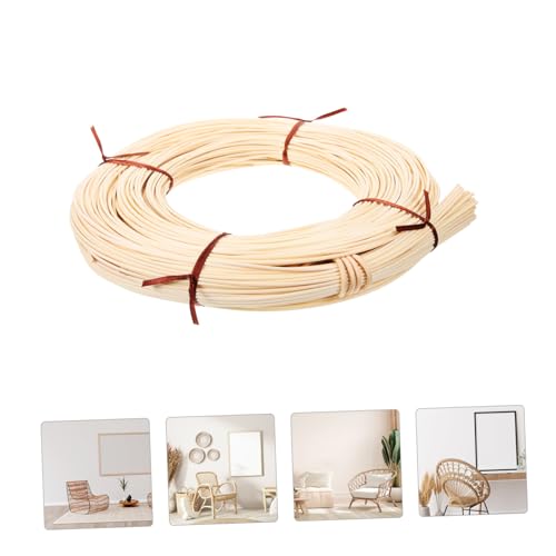 NOLITOY Natürliches Rattan Flechtmaterial Strapazierfähiges DIY Korbgeflecht für Möbelreparatur Flexible Polstermaterialien für Stuhl Tisch Körbe und Heimwerkerprojekte von NOLITOY