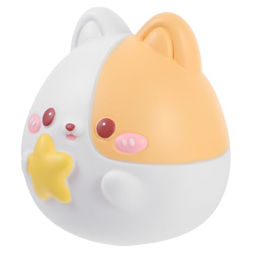 NOLITOY Niedliches Cartoon Sparschwein Gelbe Vinyl Spardose Kinderzimmer Deko Sparpot mit Münzfach für Jungen Mädchen Desktop Geldsparer Geschenk NOLITOY Niedliches Cartoon Sparschwein Gelbe Vinyl Spardose Kinderzimmer Deko Sparpot mit Münzfach für Jungen Mädchen Desktop Geldsparer Geschenk von NOLITOY