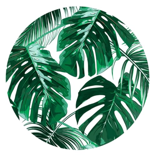 NOLITOY Nordischer Stil Runde Grüne Pflanzen Bodenaufkleber Selbstklebend Rutschfest PVC Fliesenaufkleber für Badezimmer Wohnzimmer Wanddekor NOLITOY Nordischer Stil Runde Grüne Pflanzen Bodenaufkleber Selbstklebend Rutschfest PVC Fliesenaufkleber für Badezimmer Wohnzimmer Wanddekor von NOLITOY