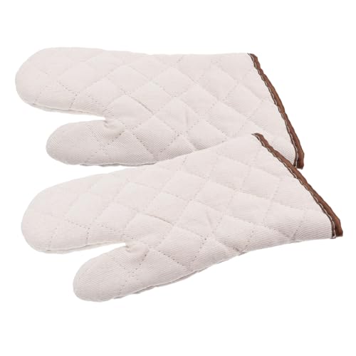 NOLITOY Ofenhandschuhe Hitzebeständig Mittelgroß Rutsch Backhandschuhe mit Aufhängung für Ofen Mikrowelle Kochen und Backen Schutzhandschuhe von NOLITOY