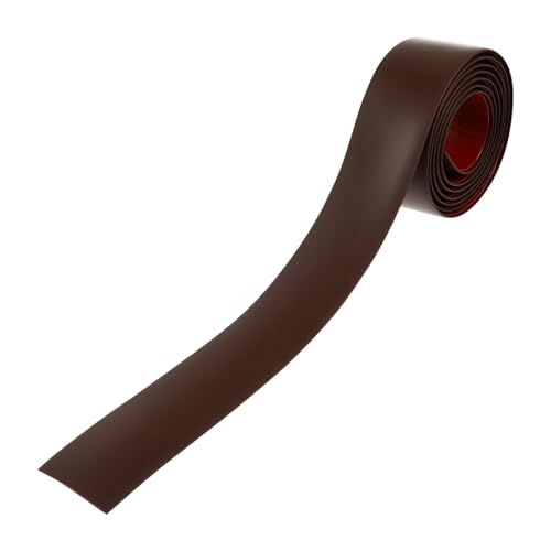 NOLITOY PVC Bodenübergangsleiste Selbstklebend Langlebiger PVC Übergangsstreifen Nahtabdeckend Vielseitig für Teppich Fliesen Laminat Natürliche Farbe Einfache Montage Gap reparatur von NOLITOY