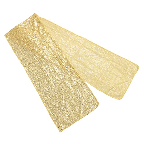NOLITOY Pailletten Tischläufer für Hochzeiten Partys und Feste Glitzernde Tischdecke für Geburtstagsfeiern für Festliche Anlässe und Besondere Feierlichkeiten von NOLITOY