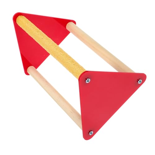 NOLITOY Papageien Sitzstange aus Naturholz mit Spiegel Multifunktionaler Vogelspielplatz und Krallenpflege für Papageien und Hühner Praktischer Holzsitzstange für Haustiere im Käfig NOLITOY Papageien Sitzstange aus Naturholz mit Spiegel Multifunktionaler Vogelspielplatz und Krallenpflege für Papageien und Hühner Praktischer Holzsitzstange für Haustiere im Käfig von NOLITOY
