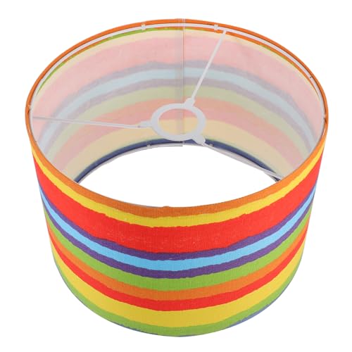 NOLITOY Pendelleuchte Lampenschirm Dekorativer Lampenschirm für Tisch und Wandleuchten Faltbarer und Augenschonender Regenbogenstreifen NOLITOY Pendelleuchte Lampenschirm Dekorativer Lampenschirm für Tisch und Wandleuchten Faltbarer und Augenschonender Regenbogenstreifen von NOLITOY