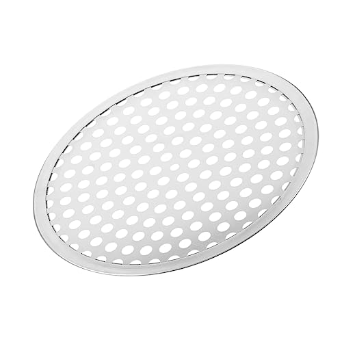NOLITOY Perforiertes Backgeschirr Rundes Backblech Geformtes Knuspriges Pizza Backblech Runde Pizzapfanne Pizzapfannen Für Den Innenbereich Pizza Backsieb Pizzablech Tabletts von NOLITOY