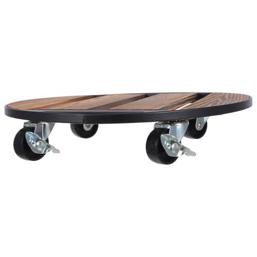 NOLITOY Pflanzenroller mit Rädern Robustes Pflanzentablett Rund für Indoor Outdoor Beweglicher Blumentopfständer Hohe Tragkraft Leicht zu Bewegen NOLITOY Pflanzenroller mit Rädern Robustes Pflanzentablett Rund für Indoor Outdoor Beweglicher Blumentopfständer Hohe Tragkraft Leicht zu Bewegen von NOLITOY
