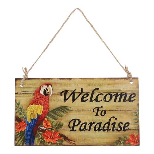 NOLITOY Pool Metallschilder Hawaiian Luau Party Schild Urlaub Schild Surfbrett Wanddekoration Hängebrett Aus Holz Outdoor Bankett Kleiderbügel Wohnkultur von NOLITOY