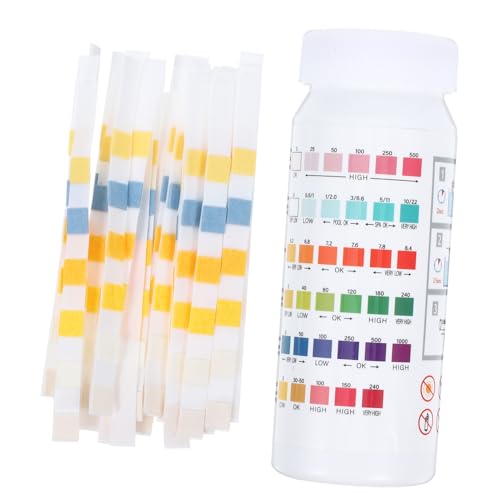 NOLITOY Pool Teststreifen für Ph Härte Alkalinität Cyanursäure Freies Chlor Brom Test Wasserqualität für Pool Spa Tragbar Präzise Messung Einfach Anzuwenden NOLITOY Pool Teststreifen für Ph Härte Alkalinität Cyanursäure Freies Chlor Brom Test Wasserqualität für Pool Spa Tragbar Präzise Messung Einfach Anzuwenden von NOLITOY