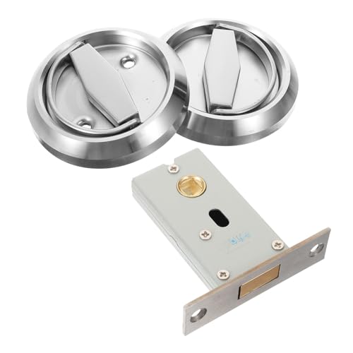 NOLITOY Privacy Türgriff mit Schloss Edelstahl Unsichtbarer Schiebetür Metallverschluss Installieren Langlebig für Schlafzimmer Badezimmer Büro Teiliges NOLITOY Privacy Türgriff mit Schloss Edelstahl Unsichtbarer Schiebetür Metallverschluss Installieren Langlebig für Schlafzimmer Badezimmer Büro Teiliges von NOLITOY