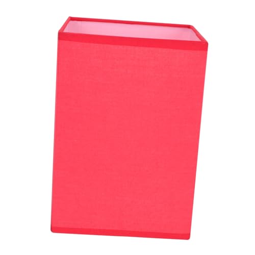 NOLITOY Quadratischer Lampenschirm Abdeckung Ersatz Lampenabdeckung Zubehör Roter Lampenschirm für Hängelampe Stehlampe Tischlampe Warmes Licht Wohnzimmer Schlafzimmer NOLITOY Quadratischer Lampenschirm Abdeckung Ersatz Lampenabdeckung Zubehör Roter Lampenschirm für Hängelampe Stehlampe Tischlampe Warmes Licht Wohnzimmer Schlafzimmer von NOLITOY