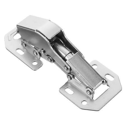 NOLITOY Rahmenloses Hydraulisches Türscharnier für Schranktüren Dämpfer mit Einfachem Installationsprozess Reibungslosem Schließen Rostbeständigem Kaltgewalztem und Kompatibel von NOLITOY