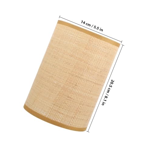 NOLITOY Rattan Lampenschirm für Tischlampe Geflochtener Vintage Lampenschirm Rustikaler Lampenabdeckung für Wohnzimmer Schlafzimmer Büro Naturmaterial Ersatz für Stehlampe und NOLITOY Rattan Lampenschirm für Tischlampe Geflochtener Vintage Lampenschirm Rustikaler Lampenabdeckung für Wohnzimmer Schlafzimmer Büro Naturmaterial Ersatz für Stehlampe und von NOLITOY