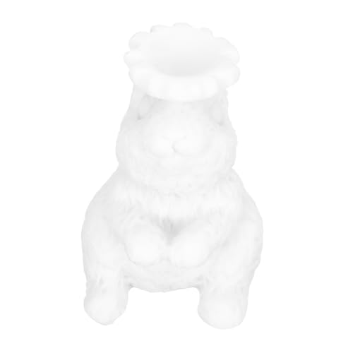 NOLITOY Resin Kaninchen Kristallkugel Halter Dekorativer Kugel Ständer Weißer Kunsthandwerk Wohnaccessoire Geschenk NOLITOY Resin Kaninchen Kristallkugel Halter Dekorativer Kugel Ständer Weißer Kunsthandwerk Wohnaccessoire Geschenk von NOLITOY