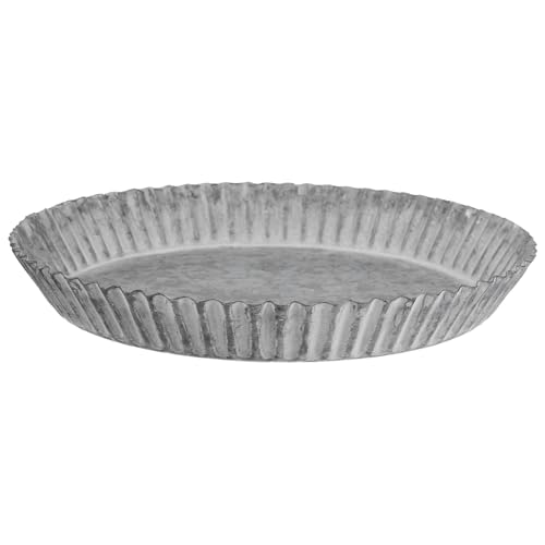NOLITOY Retro Blumentopf Tablett aus Metall Mittelgroß Robustes Pflanzgefäß Untersetzer Vielseitig Nutzbar als Blumenschale Obstschale oder Garten Organizer Rostbeständig und Dekorativ NOLITOY Retro Blumentopf Tablett aus Metall Mittelgroß Robustes Pflanzgefäß Untersetzer Vielseitig Nutzbar als Blumenschale Obstschale oder Garten Organizer Rostbeständig und Dekorativ von NOLITOY
