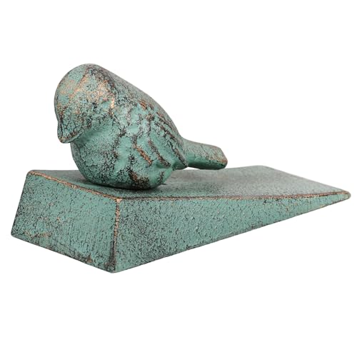 NOLITOY Retro Gusseisen Türkeil mit Vogelmotiv Robuster Türstopper für Boden Rostgeschützt Dekorativer Türkeil für Wohnzimmer Schlafzimmer Hotel und Innenräume Langlebiger Türfeststeller NOLITOY Retro Gusseisen Türkeil mit Vogelmotiv Robuster Türstopper für Boden Rostgeschützt Dekorativer Türkeil für Wohnzimmer Schlafzimmer Hotel und Innenräume Langlebiger Türfeststeller von NOLITOY