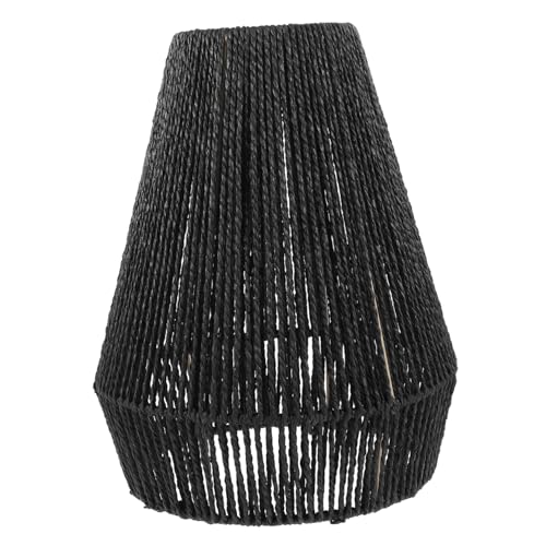 NOLITOY Retro Stil Lampenschirm Deckenleuchte aus Papierseil Simuliertes Rattan Handgewebt Natürliche Landhausoptik Stabil und Einfach zu Montieren für Wohnzimmer Küche Restaurant NOLITOY Retro Stil Lampenschirm Deckenleuchte aus Papierseil Simuliertes Rattan Handgewebt Natürliche Landhausoptik Stabil und Einfach zu Montieren für Wohnzimmer Küche Restaurant von NOLITOY