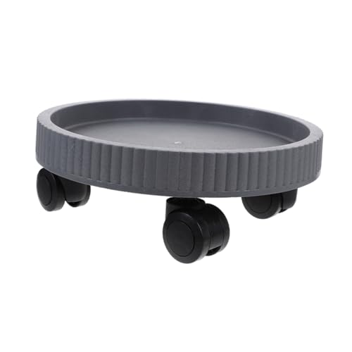 NOLITOY Runder Pflanzentopfroller aus Langlebigem PP Robuste Pflanzplatte mit Hohe Tragfähigkeit für Schwere Blumentöpfe für Innen und Außenbereich Pflanzentablett von NOLITOY