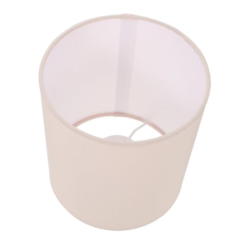 NOLITOY Runder Zylindrischer Stoff Lampenschirm Passend Für Pendelleuchte Stehlampe Tischlampe Wohnzimmer Schlafzimmer Wandleuchten Abdeckung Beige von NOLITOY