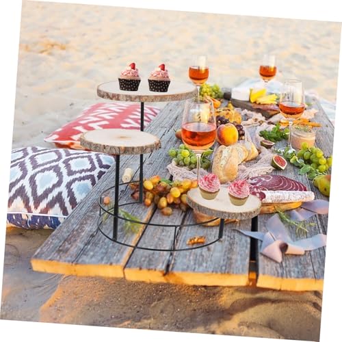 NOLITOY Rustikaler Holz Tortenständer Stabiler Dessert Cupcake ständer Vielseitiger Blumen Präsentationsständer für Hochzeit und Buffet NOLITOY Rustikaler Holz Tortenständer Stabiler Dessert Cupcake ständer Vielseitiger Blumen Präsentationsständer für Hochzeit und Buffet von NOLITOY