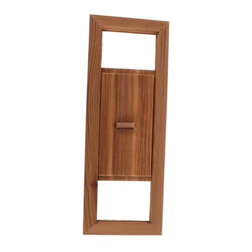 NOLITOY Sauna Luftventil aus Robustem Zedernholz mit Natürlichem Aroma Verstellbarer Holzlüftung für Optimierte Luftzirkulation im Dampfbad Sauna Zubehör für Angenehmes Raumklima von NOLITOY