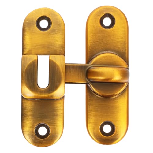 NOLITOY Schiebetür Türriegel aus Robustem Winkel Einfache Montage Sicherer Schutz für Badezimmer Schlafzimmer Schränke und Scheunentüren Mit Schrauben für Holz und Innentüren von NOLITOY