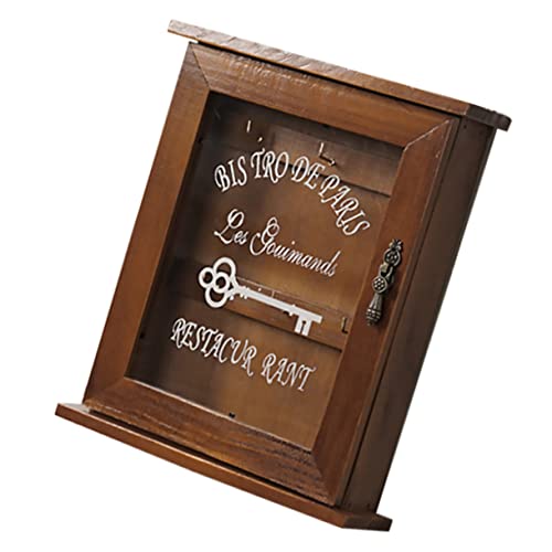 NOLITOY Schlüsselhalter Wandmontage Praktische Schlüsselkiste mit Dekorativem Design Multifunktional als Schlüsselbox und Wanddeko für Zuhause und Restaurant Verarbeitung Elegante Textur NOLITOY Schlüsselhalter Wandmontage Praktische Schlüsselkiste mit Dekorativem Design Multifunktional als Schlüsselbox und Wanddeko für Zuhause und Restaurant Verarbeitung Elegante Textur von NOLITOY